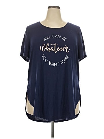 Lane Bryant Outlet Short Sleeve Top (view 1)