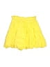 River Island 100% Viscose Yellow Shorts Size M - photo 2
