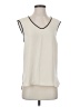 Nic + Zoe 100% Polyester Ivory Sleeveless Blouse Size S - photo 1