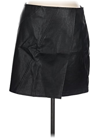 She + Sky Faux Leather Skirt (view 1)