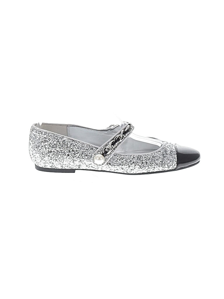 Pre-owned Nine West Flats In Silver