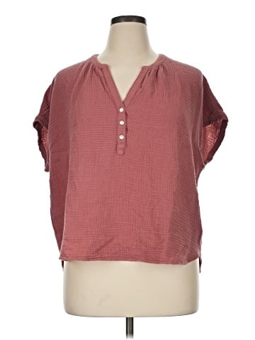 Lucky Brand Short Sleeve Blouse (view 1)