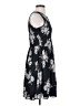 Ann Taylor LOFT 100% Polyester Floral Black Casual Dress Size 4 - photo 4