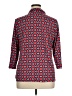 Talbots Hearts Red 3/4 Sleeve Button-Down Shirt Size XL - photo 2