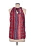 Mi ami Red Sleeveless Blouse Size M - photo 2