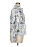 Unbranded 100% Polyester Print Silver 3/4 Sleeve Blouse Size XL - photo 4