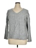 Talbots Chevron-herringbone Gray Pullover Sweater Size 1X - photo 1