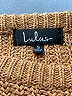 Lulus Color Block Brown Pullover Sweater Size S - photo 7