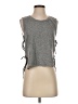 Lanston Gray Sleeveless T-Shirt Size S - photo 1