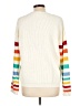 Sugar Lips Color Block White Pullover Sweater Size L - photo 2
