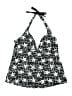 Converse One Star Print Black Swimsuit Top Size M - photo 1