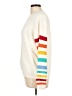 Sugar Lips Color Block White Pullover Sweater Size L - photo 5