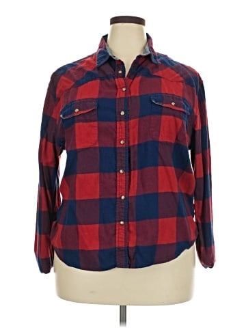 Jachs Girlfriend Long Sleeve Button-Down Shirt (view 1)