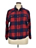 Jachs Girlfriend 100% Cotton Plaid Red Long Sleeve Button-Down Shirt Size XXL - photo 1
