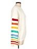 Sugar Lips Color Block White Pullover Sweater Size L - photo 4