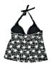 Converse One Star Print Black Swimsuit Top Size M - photo 2