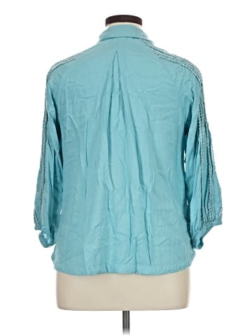 Democracy 3/4 Sleeve Button-Down Shirt (view 2)