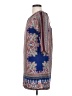 Alya 100% Polyester Paisley Blue Casual Dress Size S - photo 5