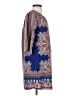 Alya 100% Polyester Paisley Blue Casual Dress Size S - photo 4