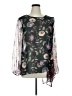 Vince Camuto 100% Polyester Black 3/4 Sleeve Blouse Size XL - photo 1