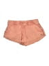 Roxy 100% Cotton Hearts Orange Shorts Size L - photo 1