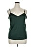 Vince Camuto 100% Polyester Green Sleeveless Top Size XL - photo 1