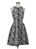 Nicholas Animal Print Black Cocktail Dress Size 4 - photo 1
