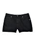 H&M 100% Cotton Black Denim Shorts Size 14 - photo 1