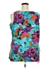 Fashion Bug 100% Polyester Teal Sleeveless Blouse Size 2X - photo 2