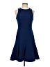 DKNY Solid Blue Cocktail Dress Size 2 - photo 1