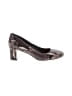 Donald J Pliner Animal Print Brown Heels Size 9 - photo 1