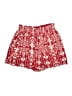 Knox Rose Print Red Shorts Size M - photo 1