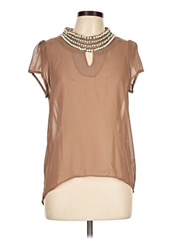 Fashion Magazine Short Sleeve Blouse (view 1)