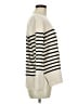 Be Cool Stripes Ivory Turtleneck Sweater Size M - photo 4