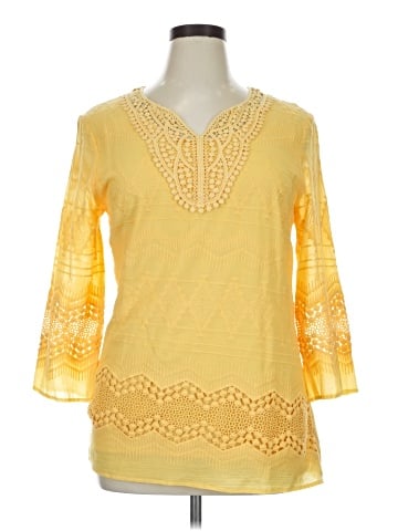 Reba 3/4 Sleeve Blouse (view 1)