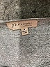 Philosophy Republic Clothing Metallic Silver Short Sleeve Top Size S - photo 7