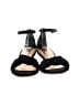Cynthia Vincent 100% Leather Black Sandals Size 5 1/2 - photo 2