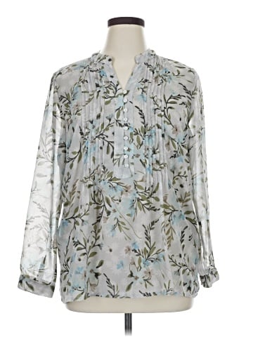 Coldwater Creek Long Sleeve Blouse (view 1)