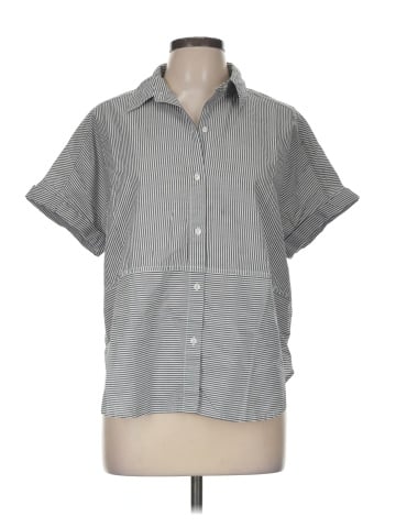 CALVIN KLEIN JEANS Short Sleeve Button-Down Shirt (view 1)