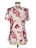 The Limited Floral Ivory Short Sleeve Blouse Size L - photo 2