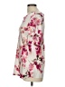 The Limited Floral Ivory Short Sleeve Blouse Size L - photo 5