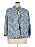 Alex Evenings Blue 3/4 Sleeve Blouse Size 3X - photo 1