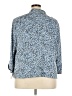 Alex Evenings Blue 3/4 Sleeve Blouse Size 3X - photo 2