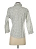 L.L.Bean Paisley Gray 3/4 Sleeve Button-Down Shirt Size XS - photo 2