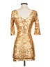 Rosio Gold Cocktail Dress Size XS (estimated) - photo 2