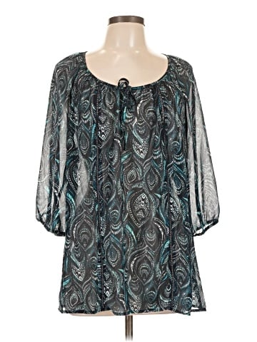 Croft & Barrow 3/4 Sleeve T-Shirt (view 1)