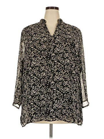 Style&Co 3/4 Sleeve Blouse (view 1)