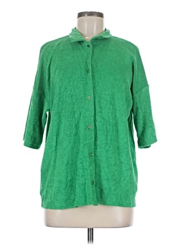 Nasty Gal Inc. 3/4 Sleeve Button-Down Shirt (view 1)
