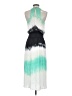 A.L.C. 100% Silk Tie-dye Teal Casual Dress Size 2 - photo 2