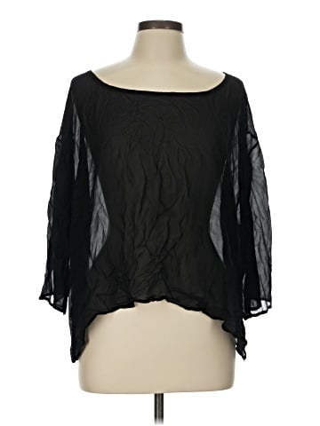 Eileen Fisher 3/4 Sleeve Silk Top (view 1)